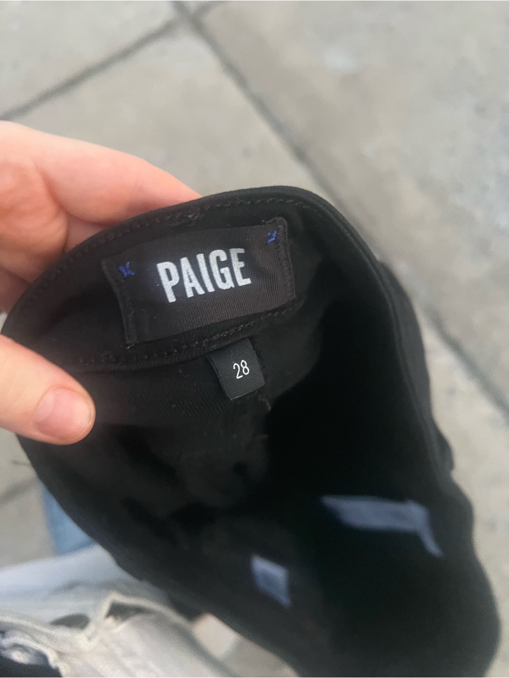 PAIGE Women's Black Skinny Jeans - Picture 4 of 5